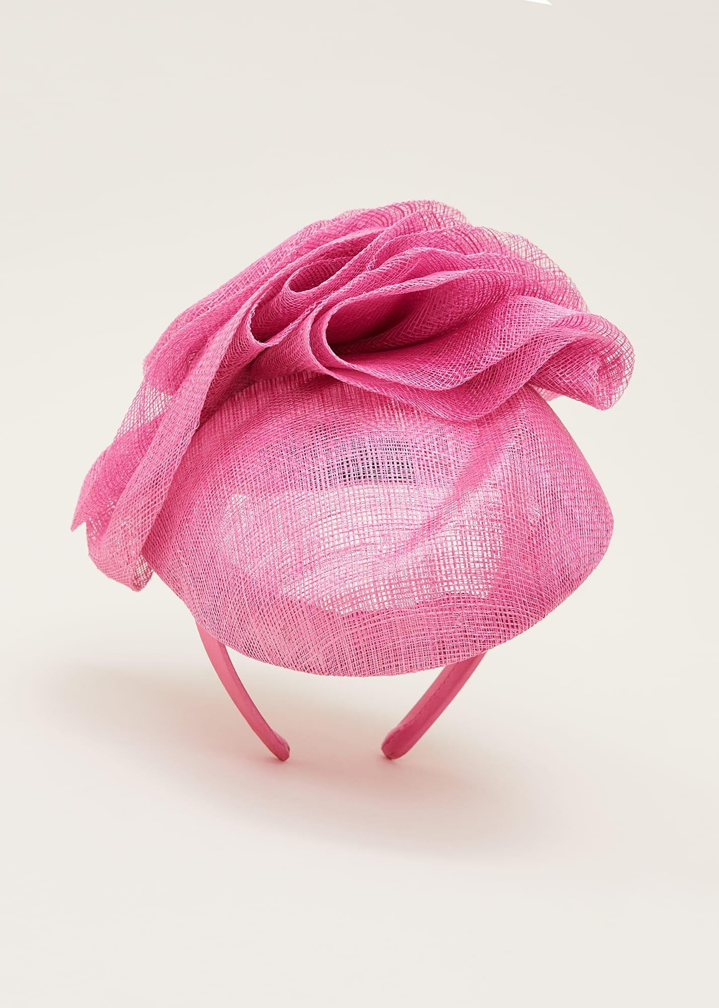 Soft Pleat Detail Pillbox Fascinator