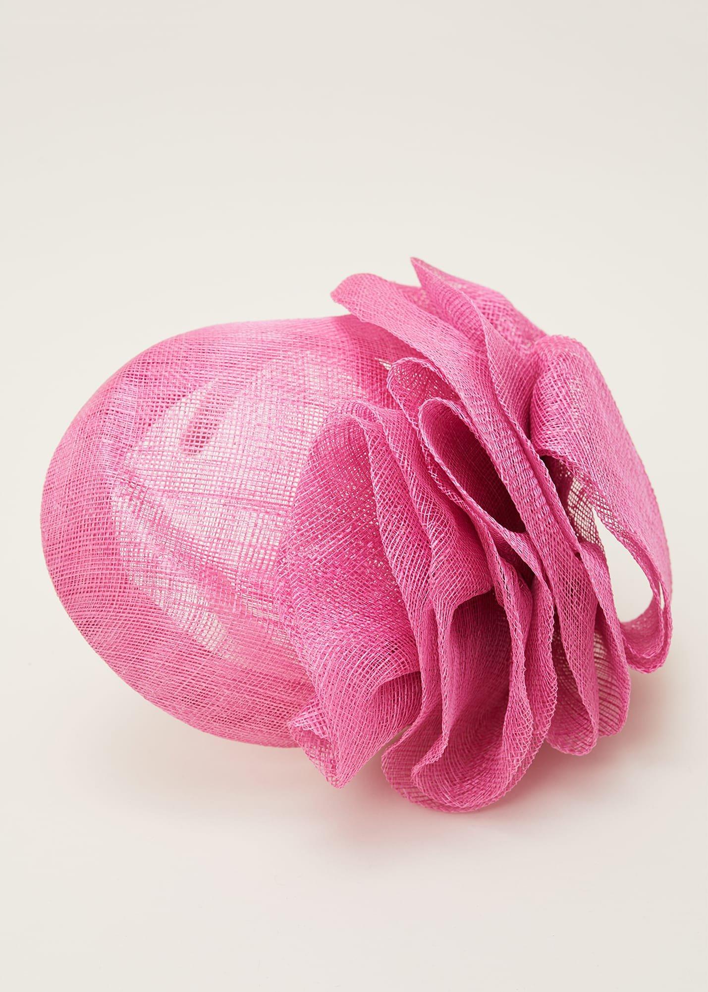 Soft Pleat Detail Pillbox Fascinator