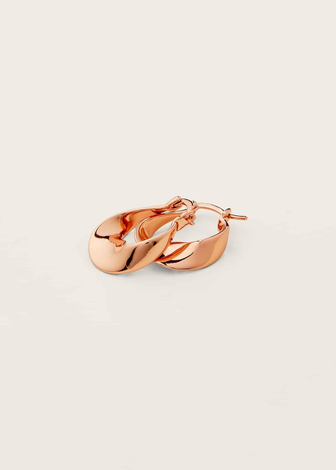 Twist Mini Hoop Earrings