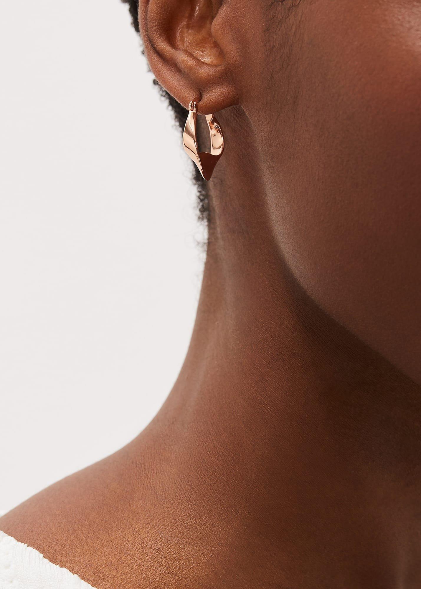 Twist Mini Hoop Earrings