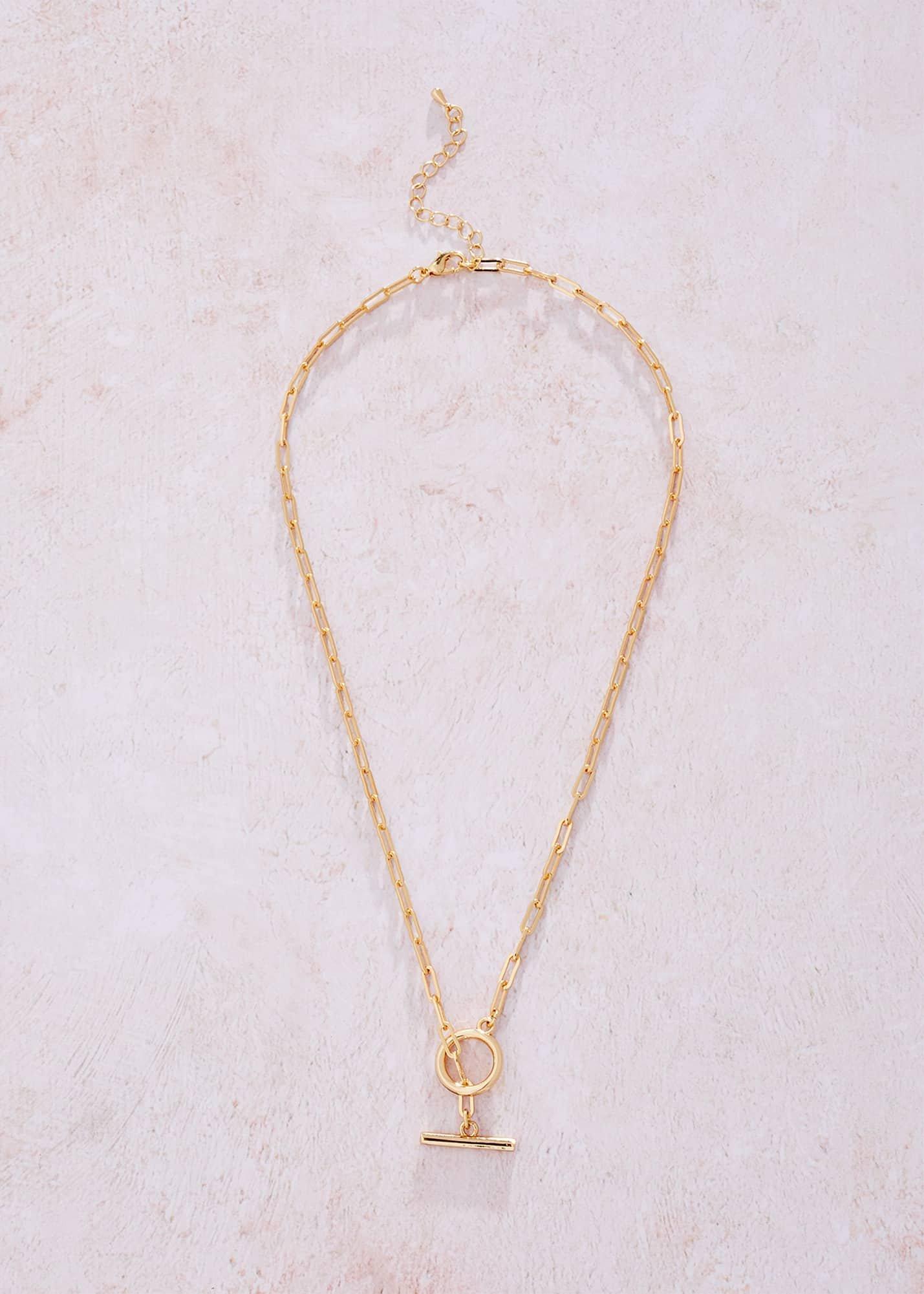 T-Bar Chain Necklace