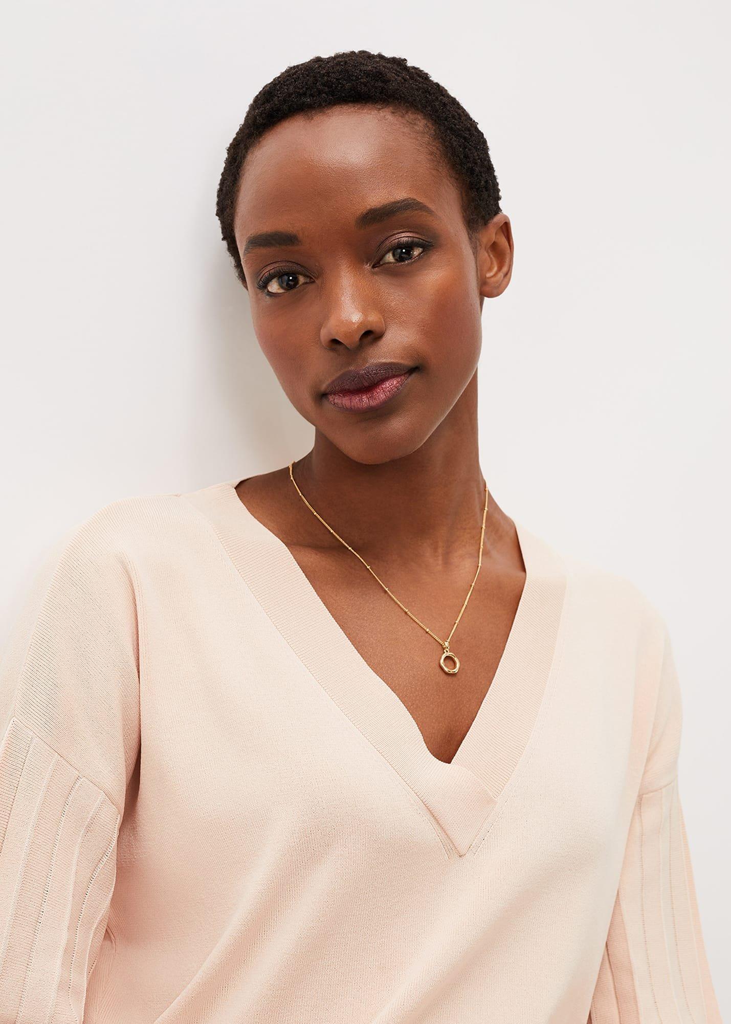 Irregular Circle Short Necklace