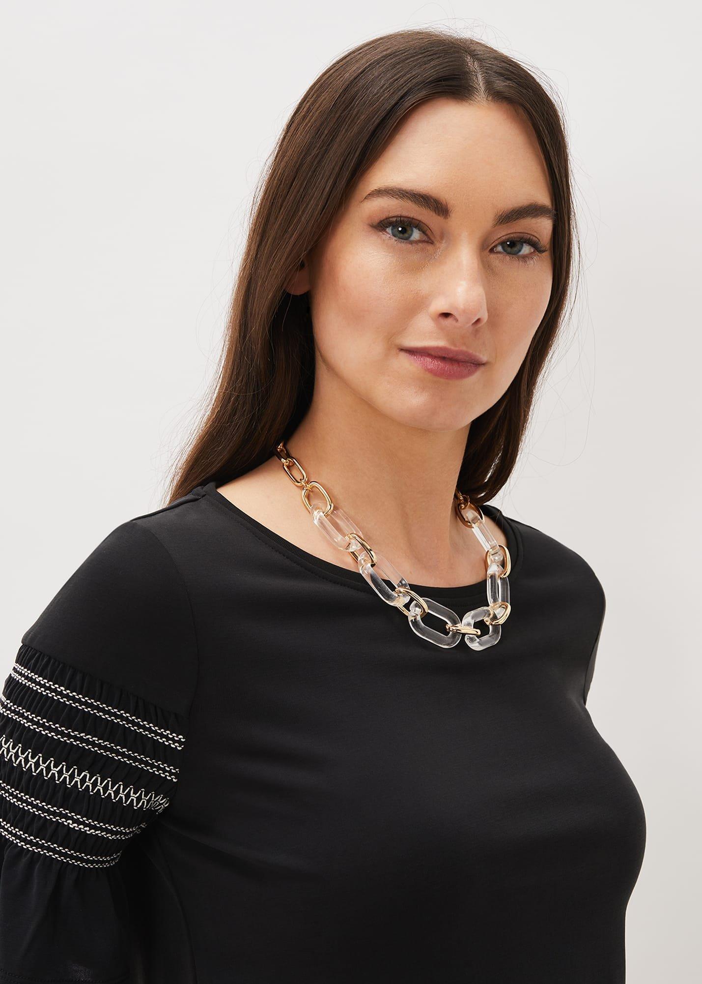 Resin Link Chain Necklace