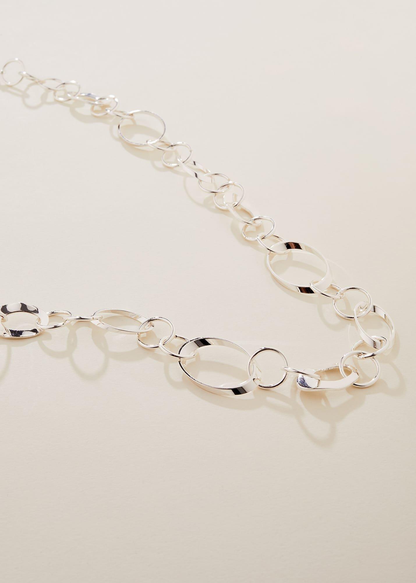 Linked Long Necklace