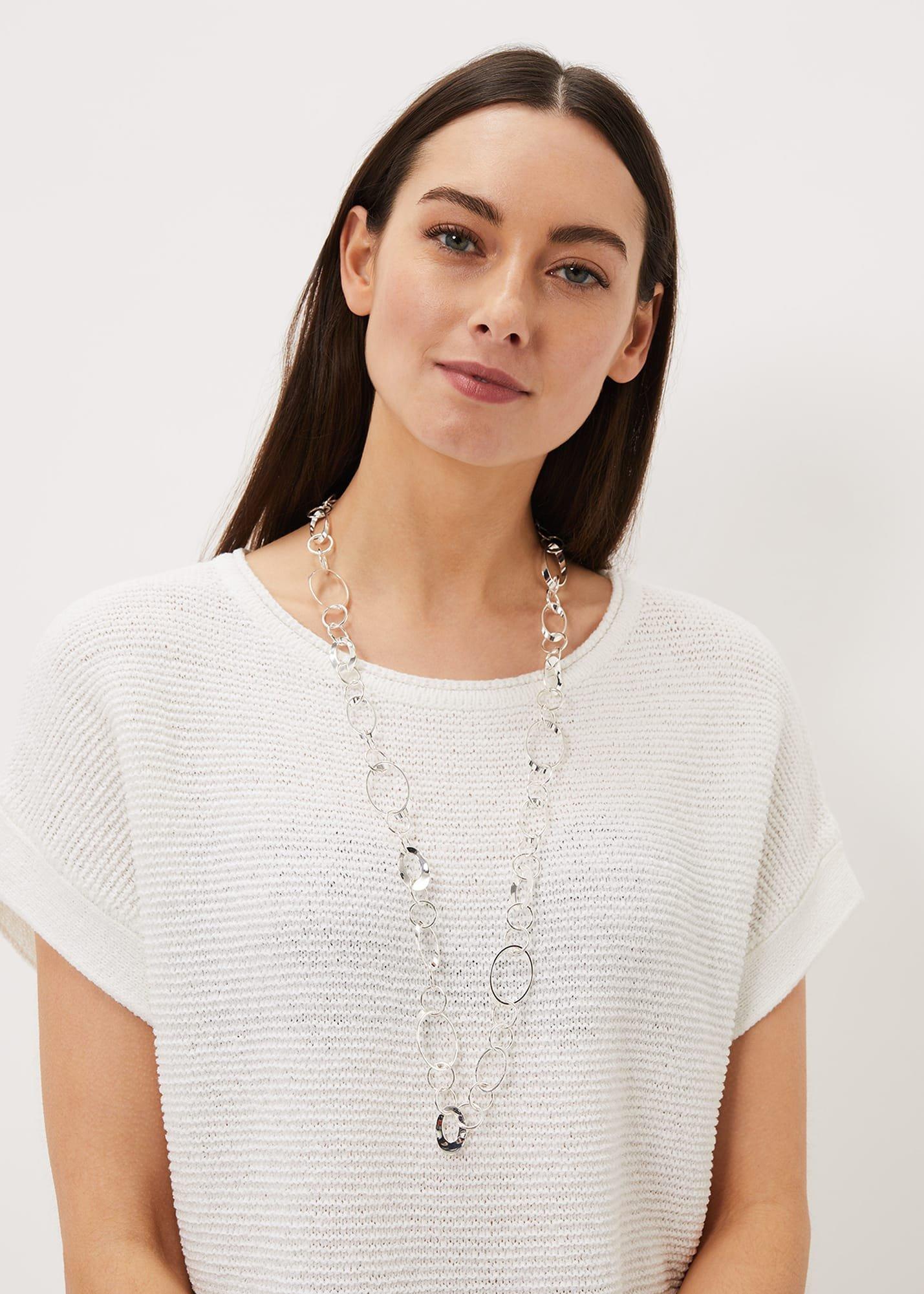Linked Long Necklace
