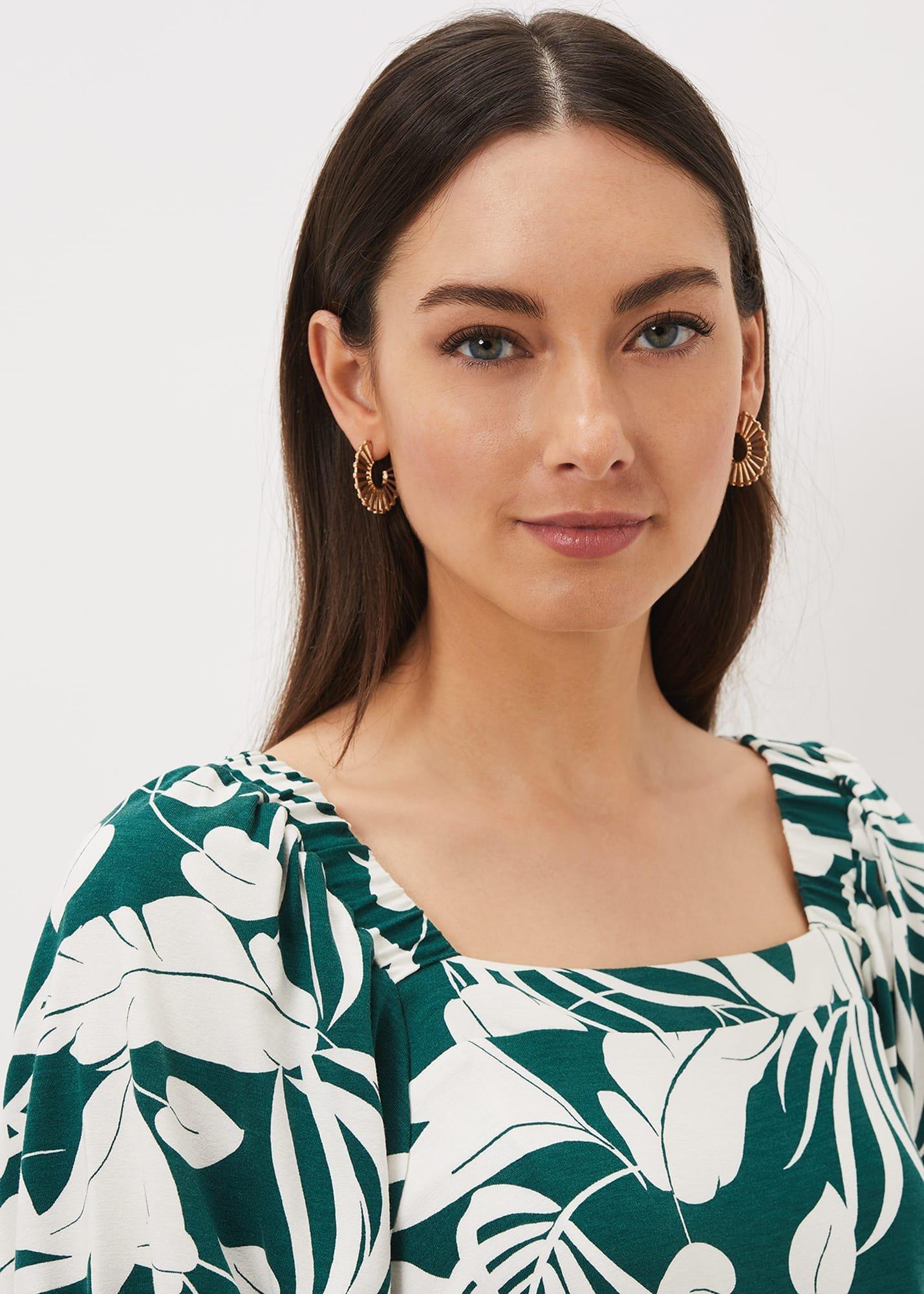 Sunray Hoop Earring