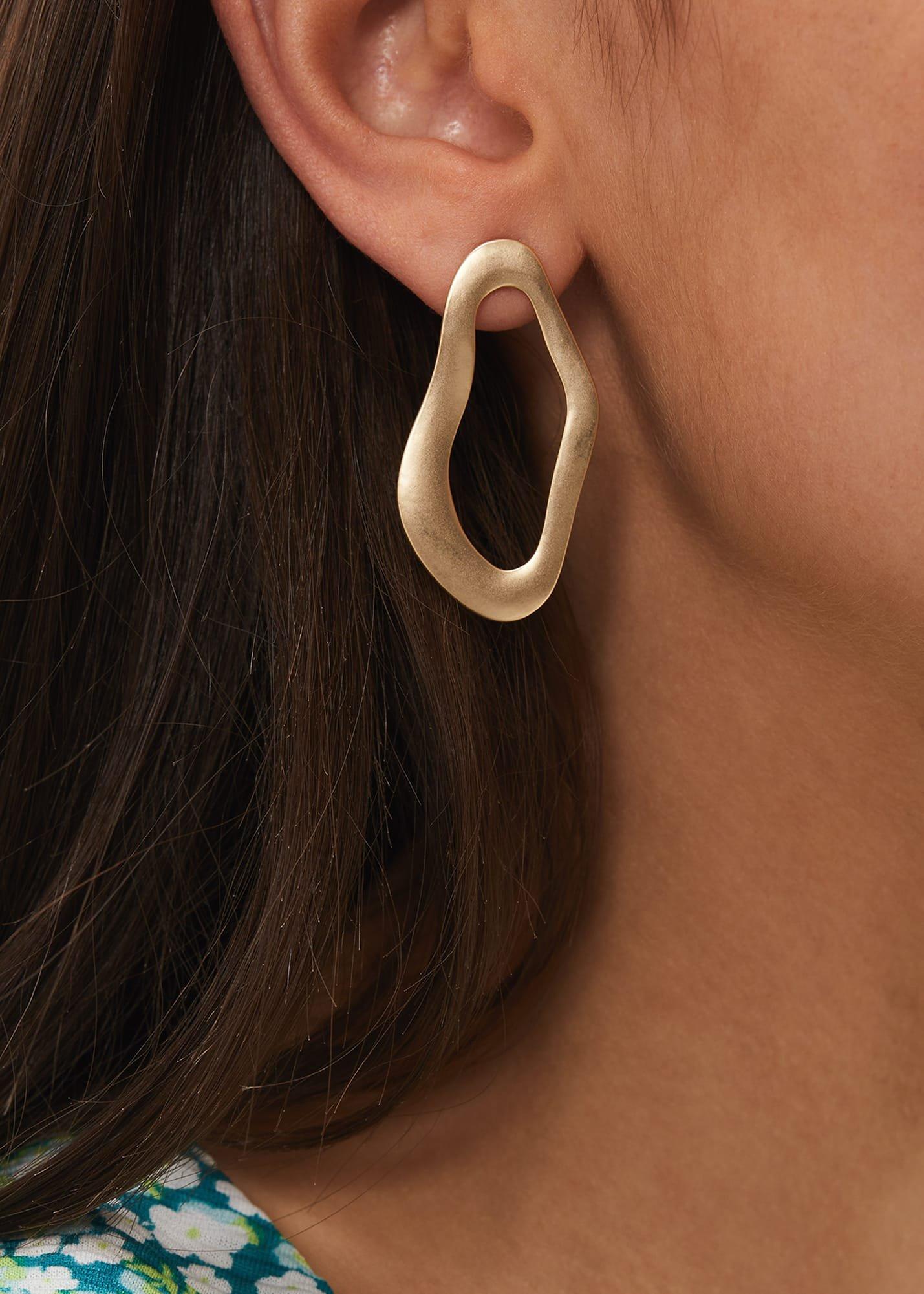 Irregular Shape Drop Earring
