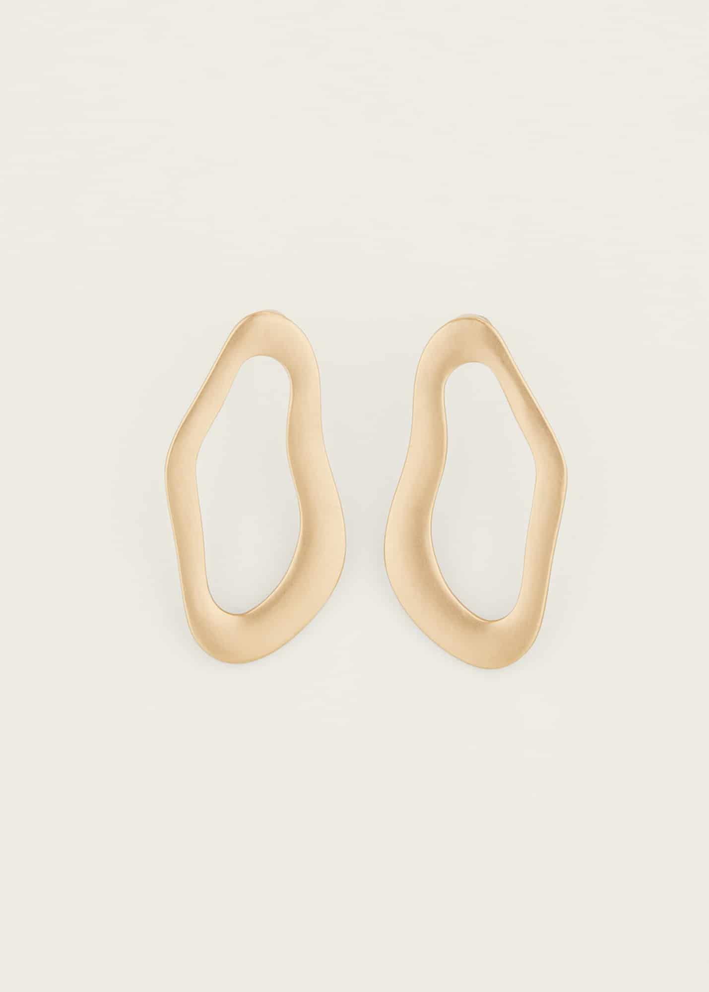 Irregular Shape Drop Earring