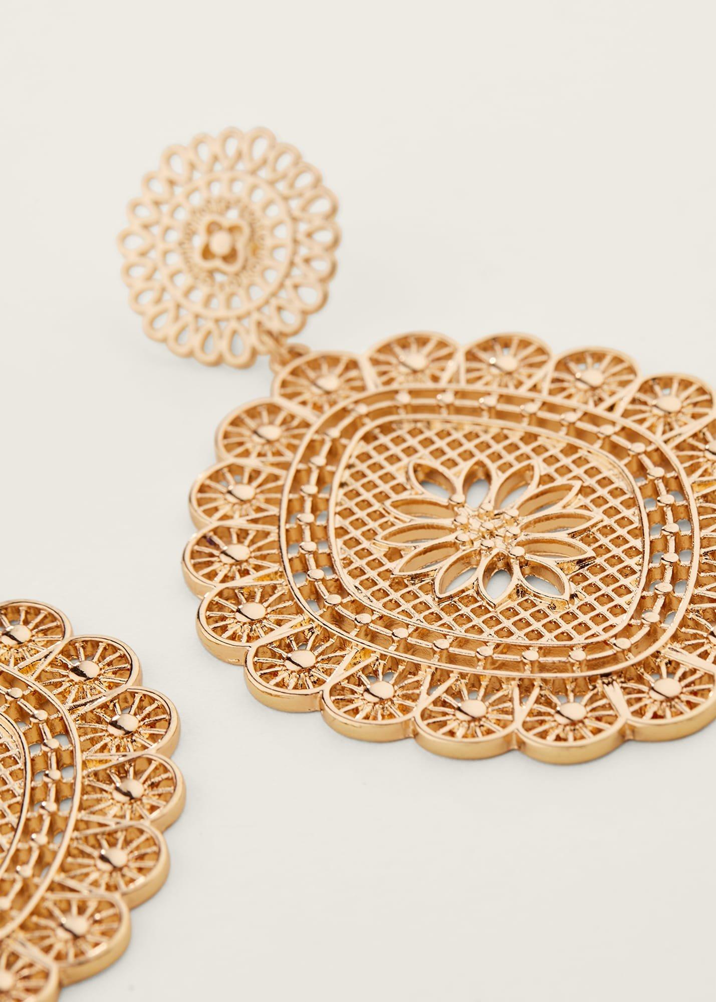 Filigree Drop Earring