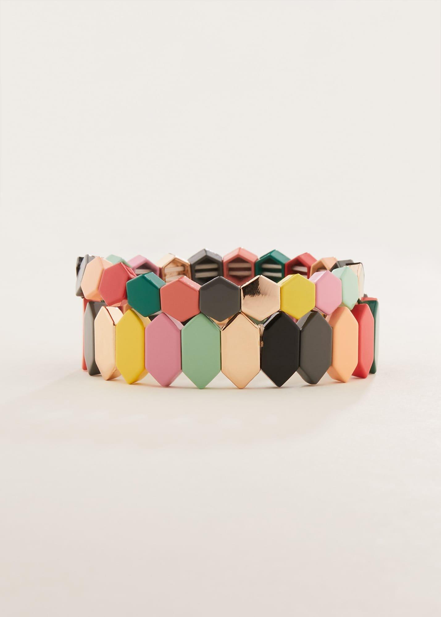 Multi Coloured Stretch Bracelet Pack