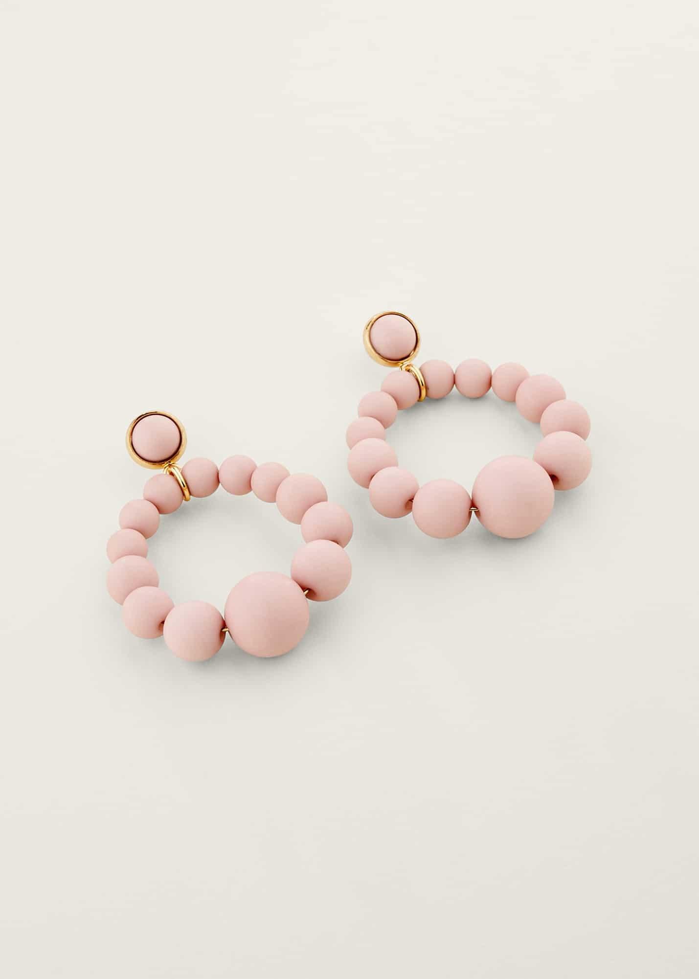 Matte Bead Drop Earring