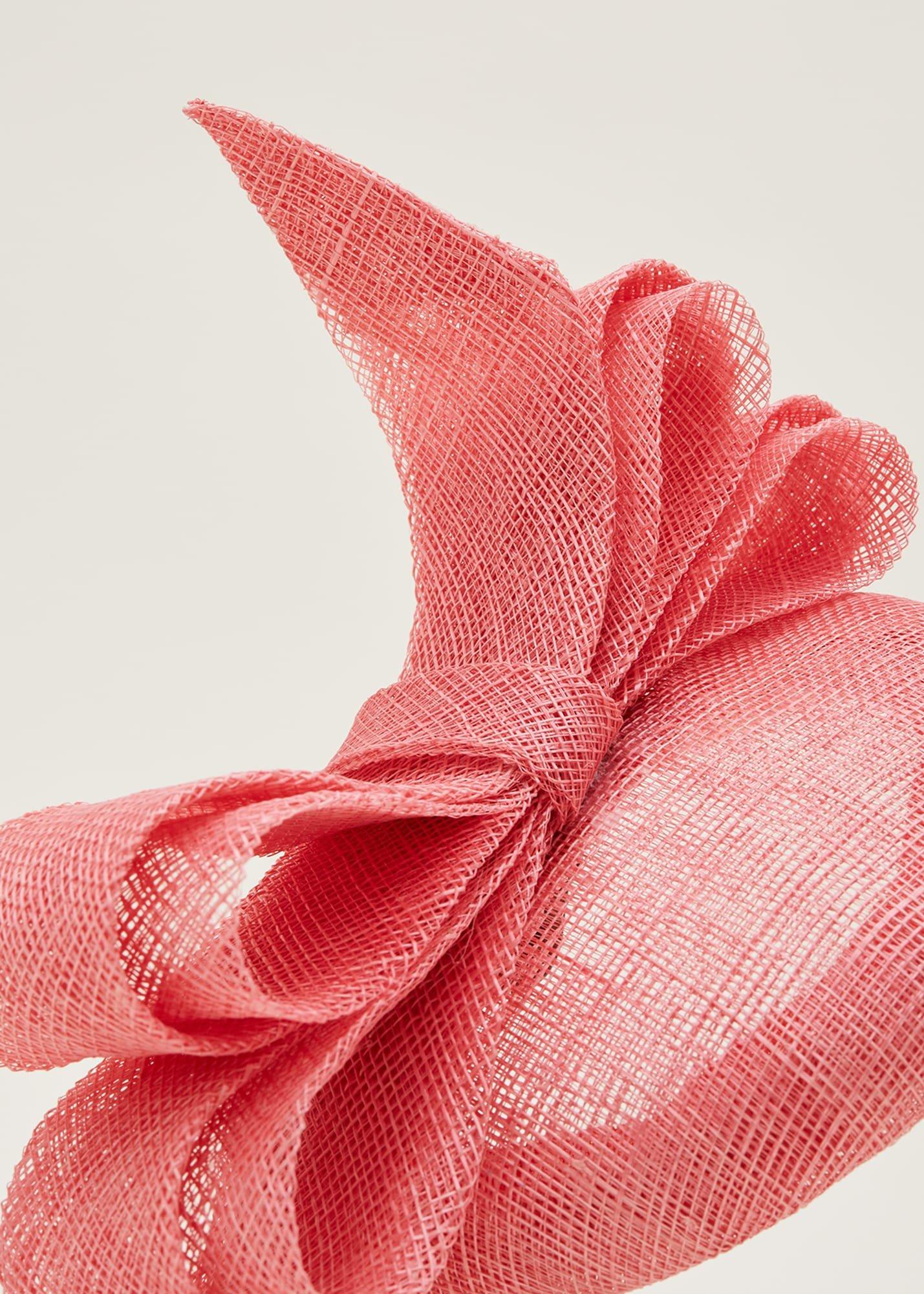 Bow Detail Pillbox Fascinator