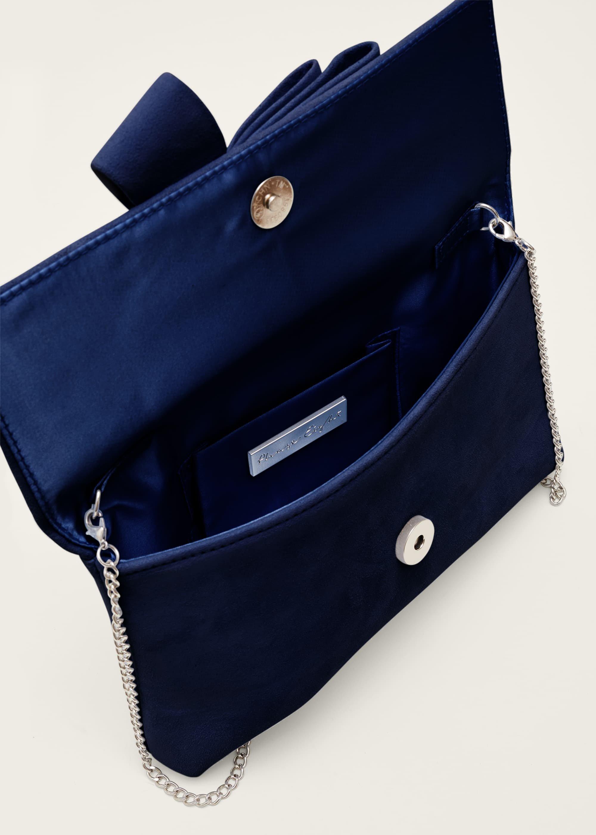 Bow Front Clutch Bag
