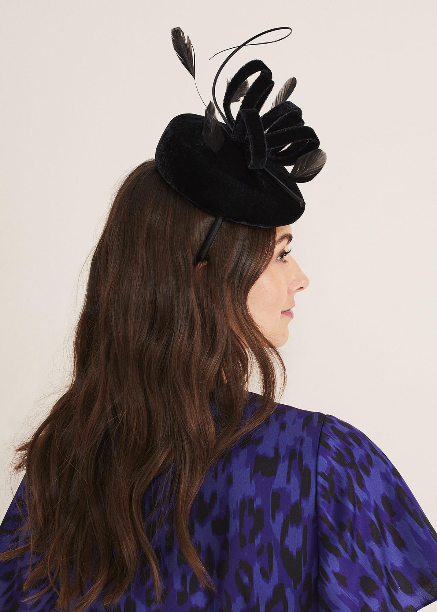 Velvet Pillbox Fascinator