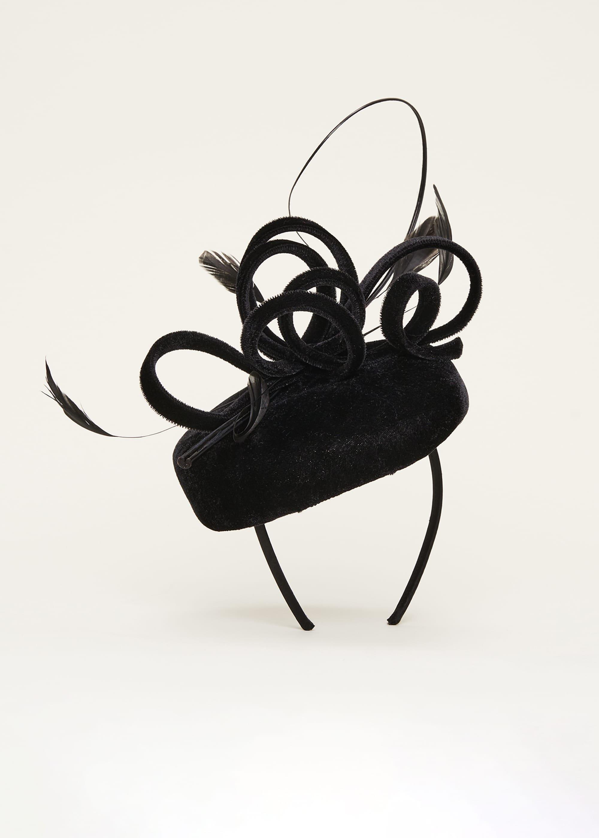 Velvet Pillbox Fascinator