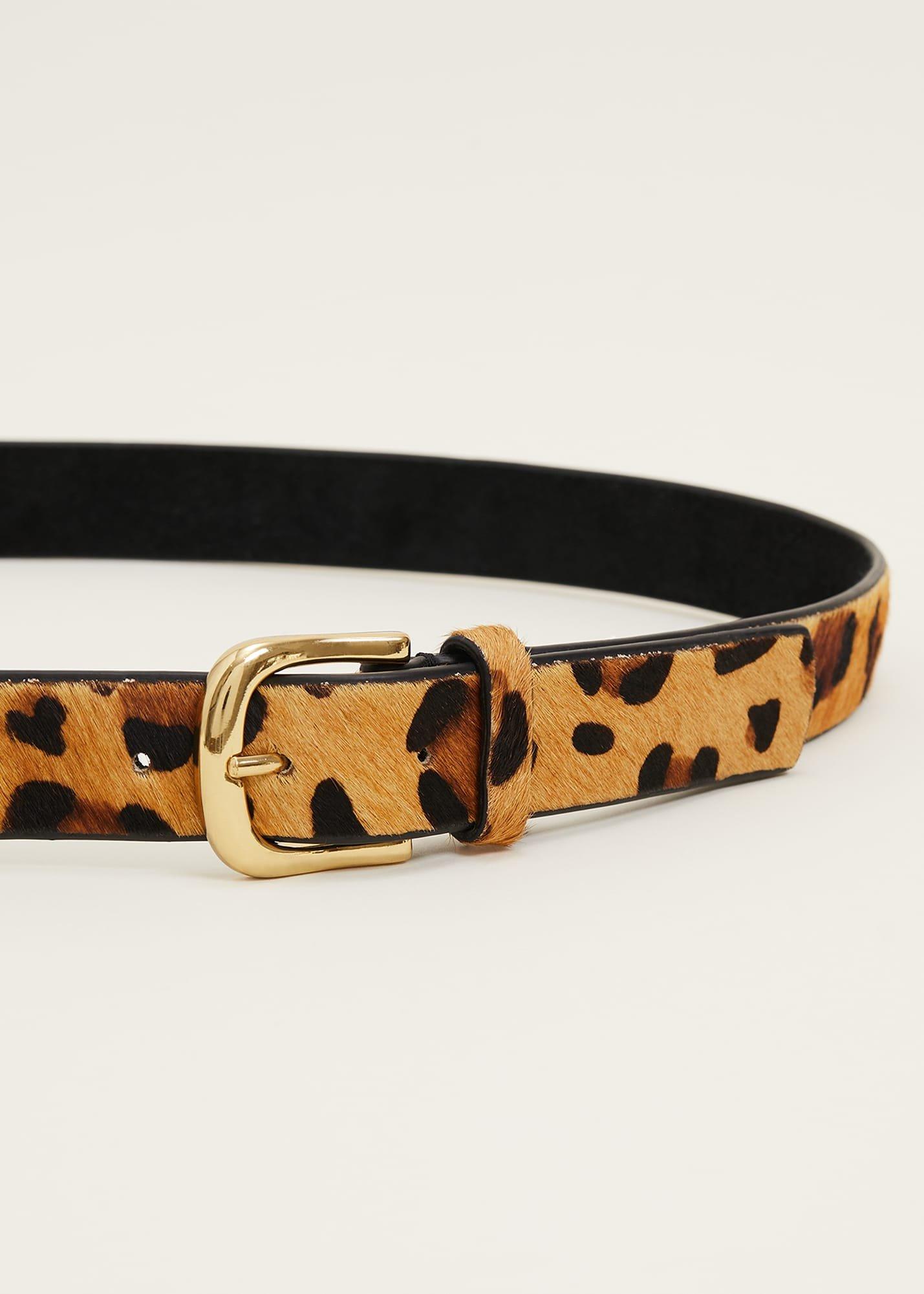 Leopard Print Waist Belt