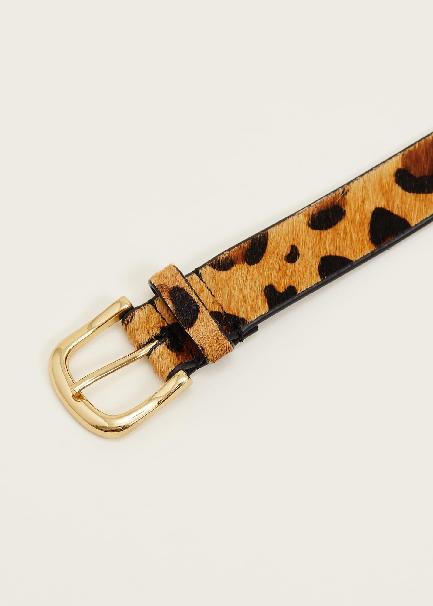 Leopard Print Waist Belt