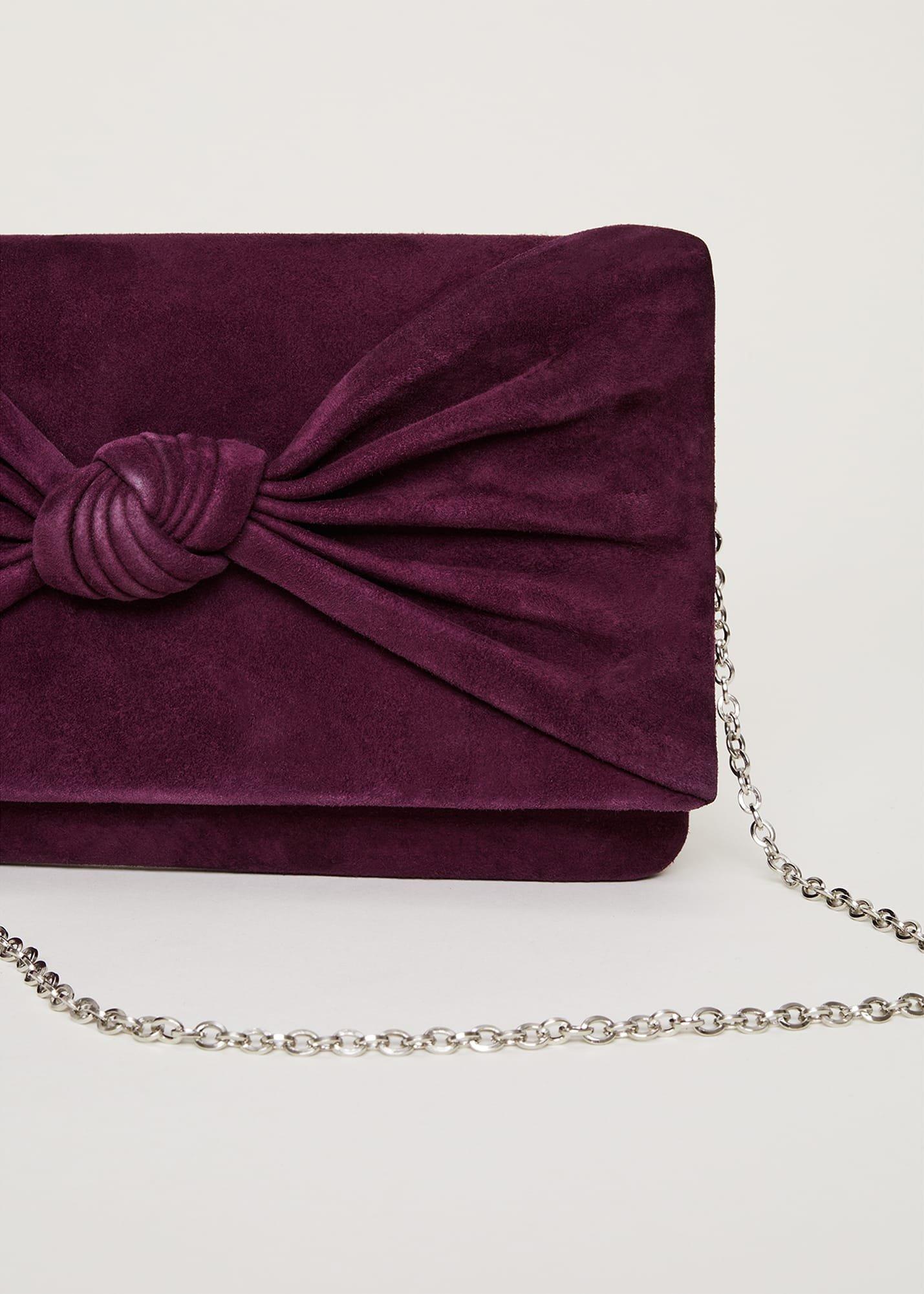 Knot Front Clutch Bag