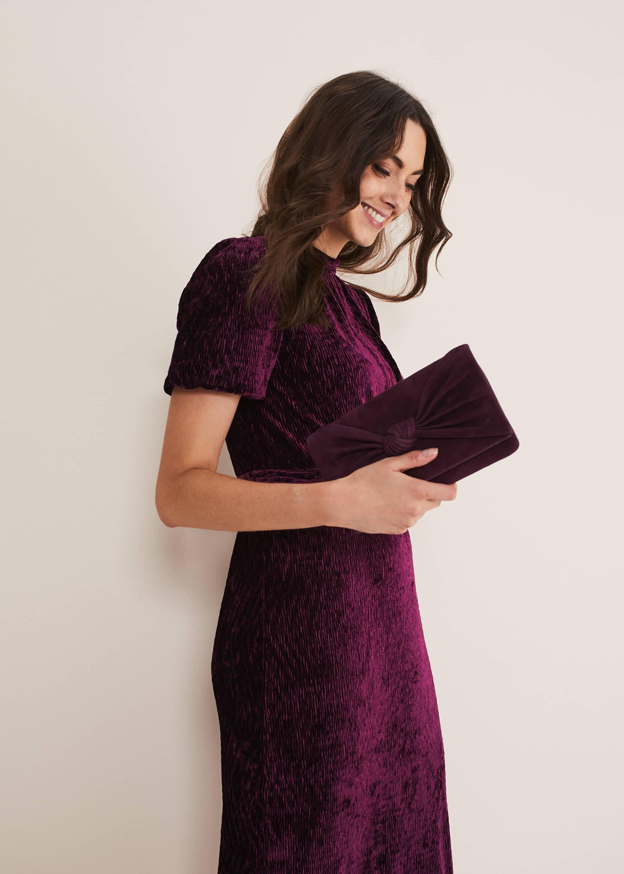 Knot Front Clutch Bag