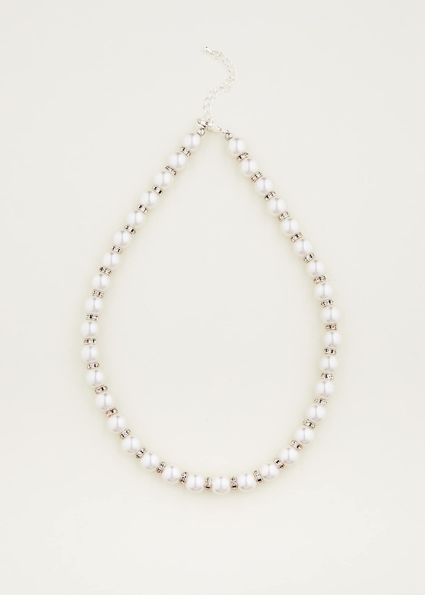 Pearl And Stone Necklace