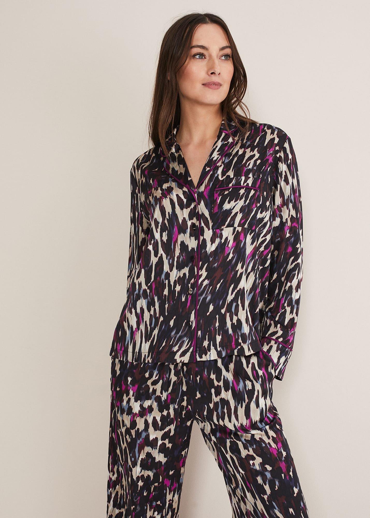 Millicent Leopard Print Pyjama Set
