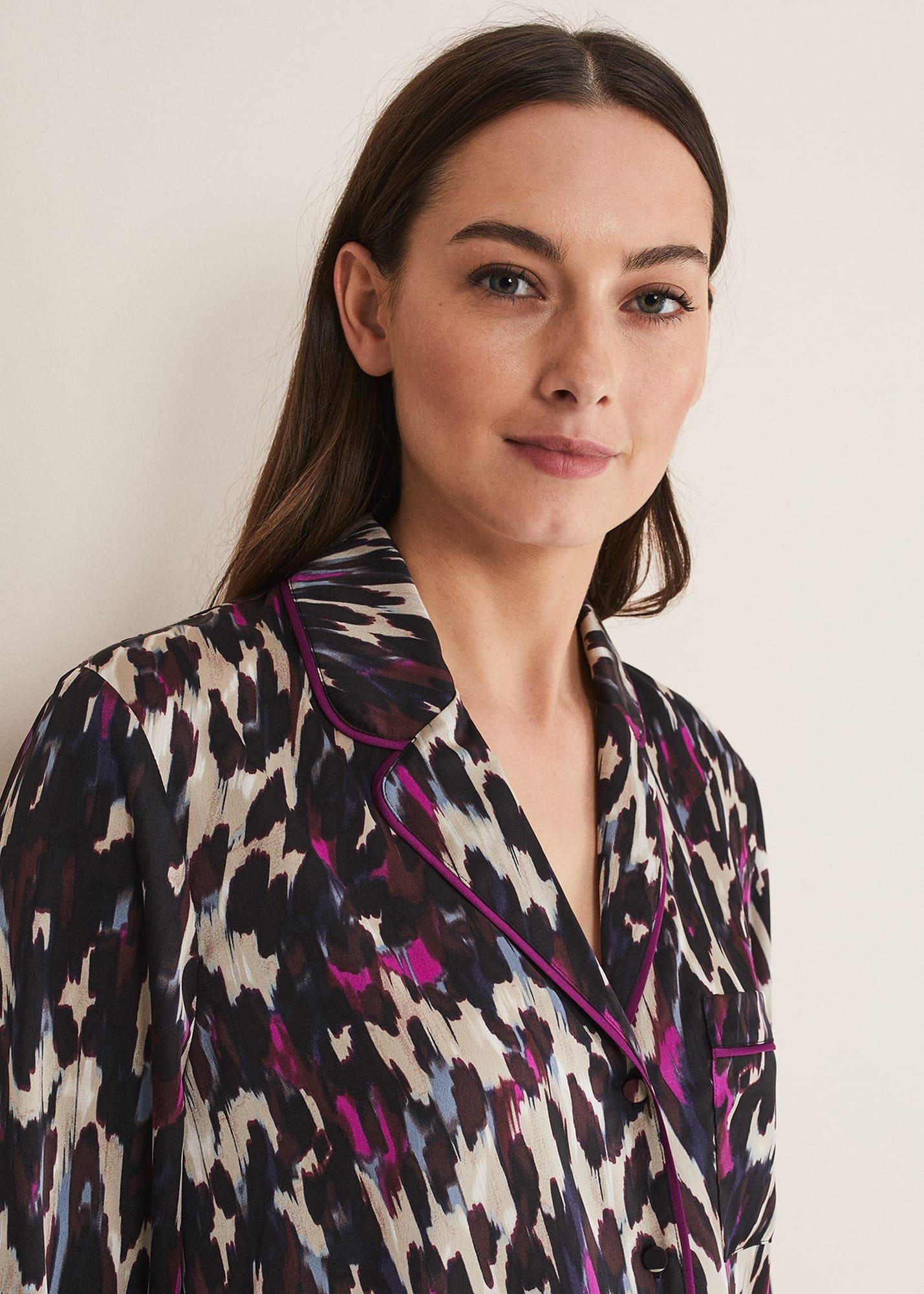 Millicent Leopard Print Pyjama Set