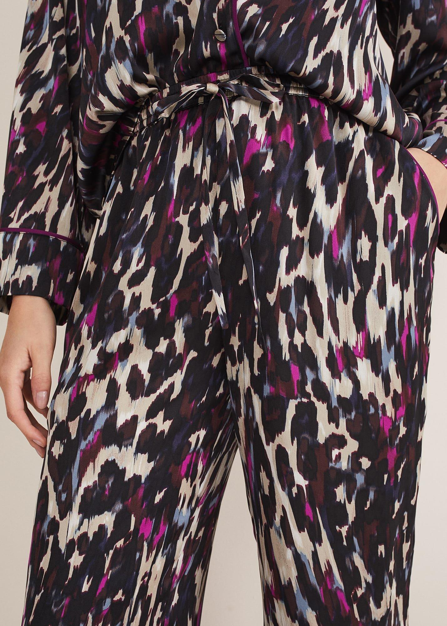 Millicent Leopard Print Pyjama Set