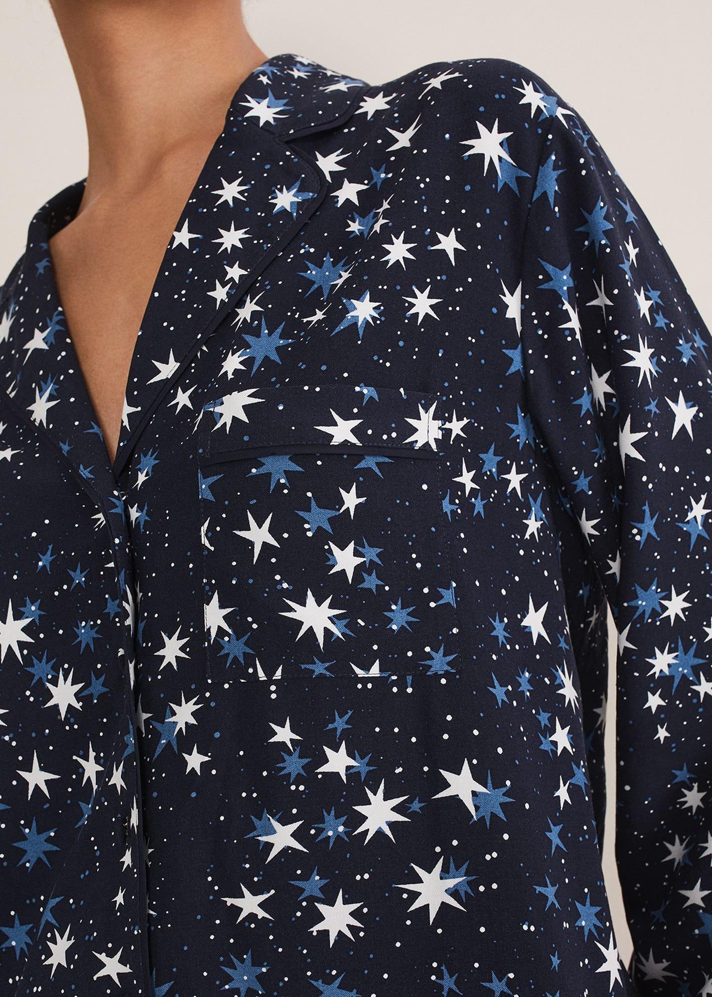 Zeba Star Print Pyjama Set