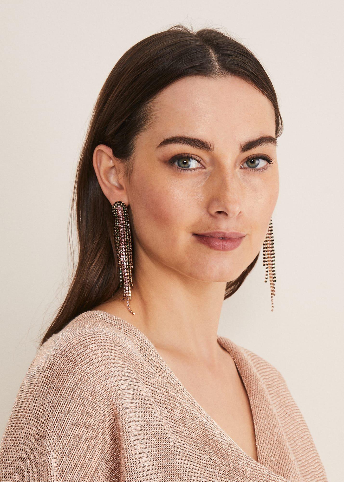 Graduated Ombre Earrings