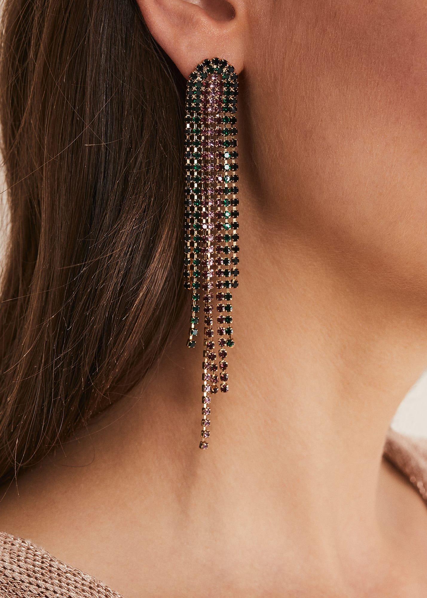 Graduated Ombre Earrings