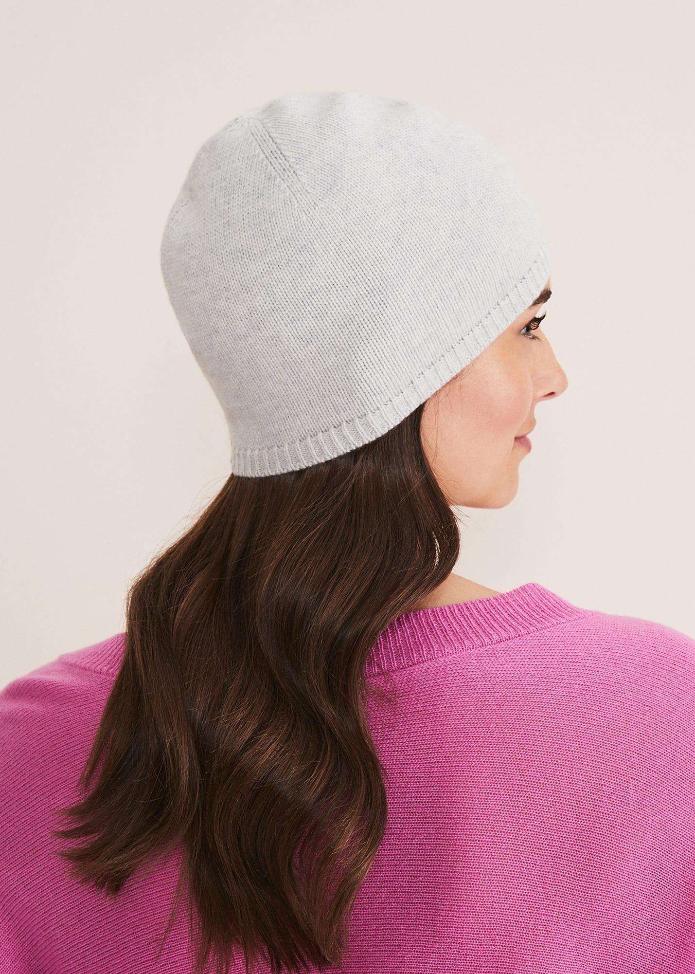 Wool Cashmere Beanie Hat