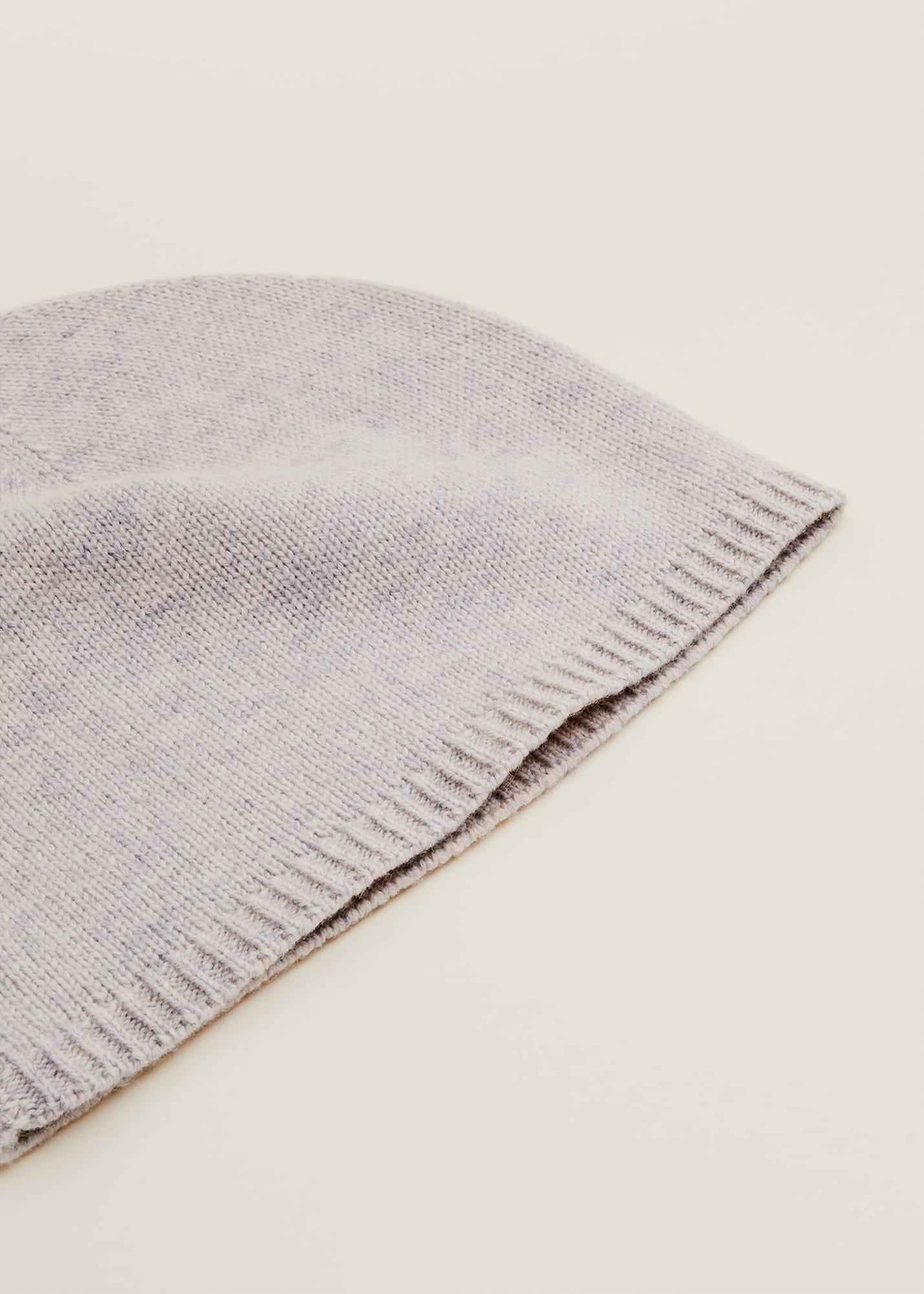 Wool Cashmere Beanie Hat