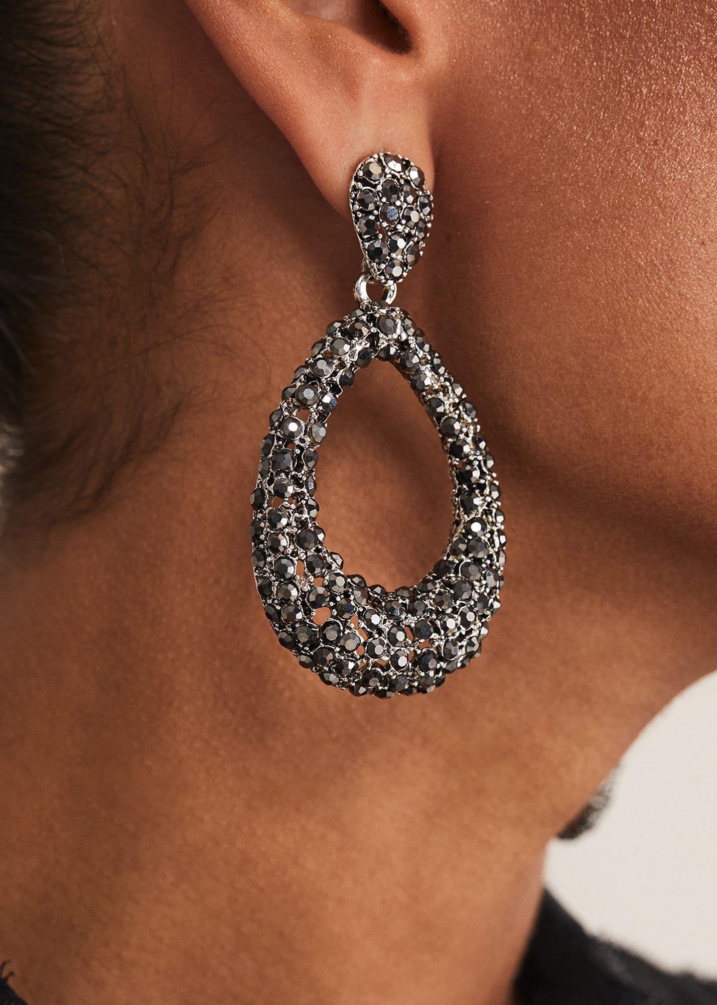 Sparkle Teardrop Earring