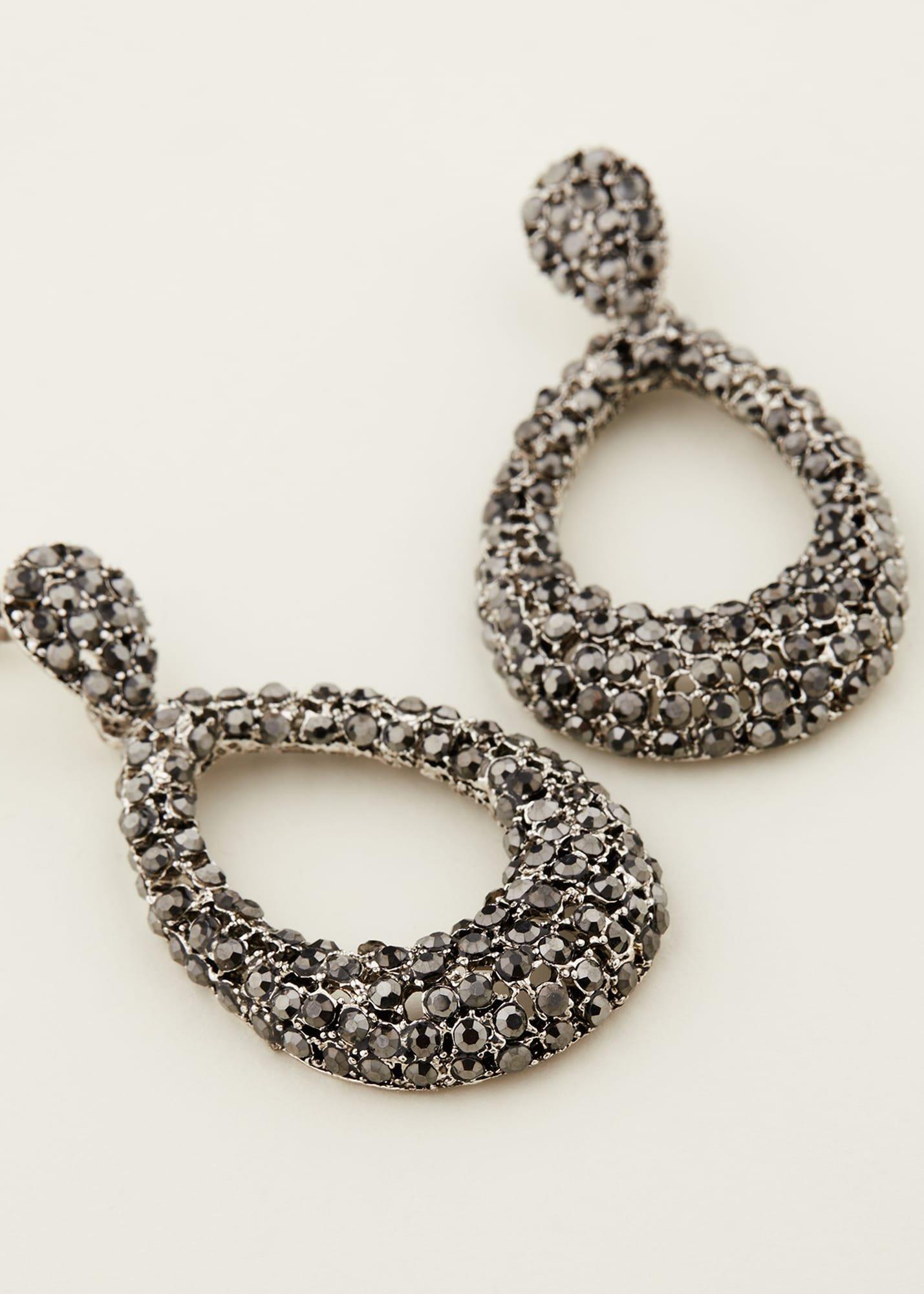 Sparkle Teardrop Earring