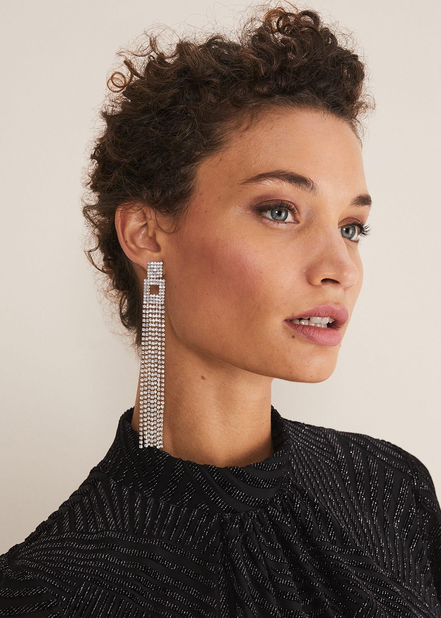 Sparkle Long Earring