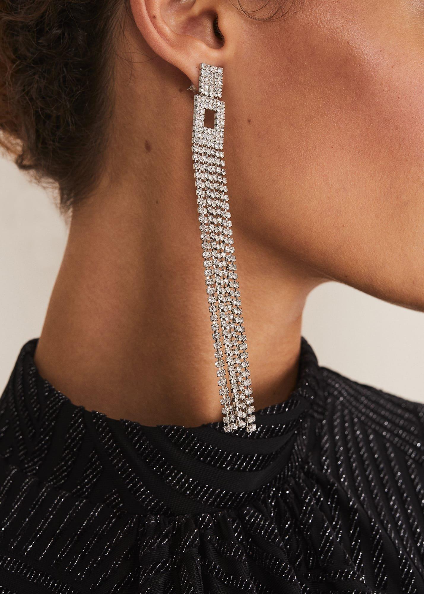 Sparkle Long Earring