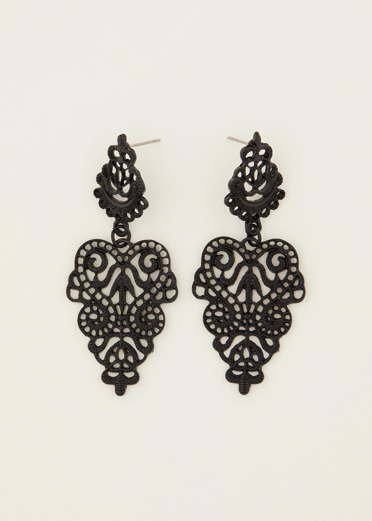 Filigree Drop Earring