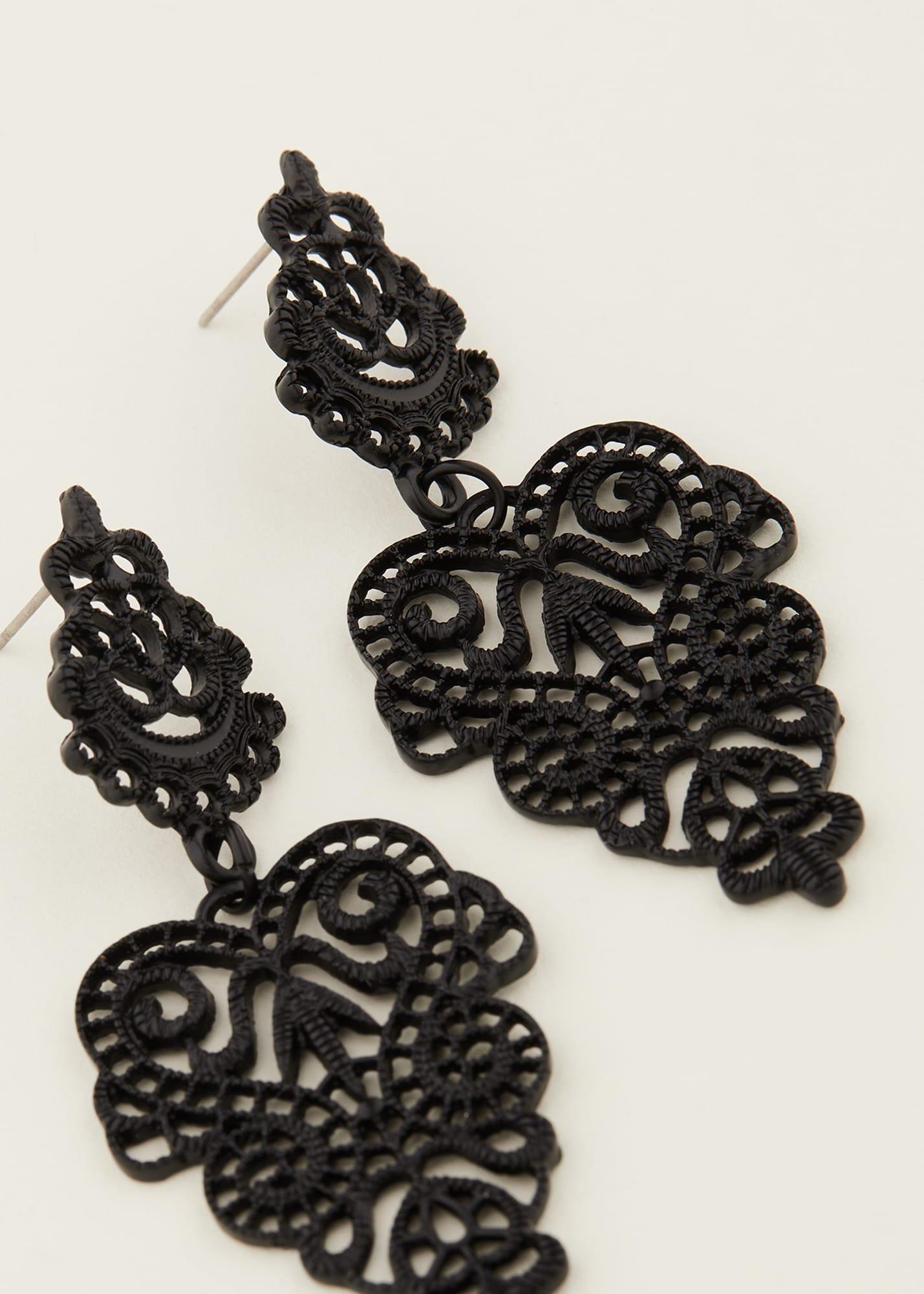 Filigree Drop Earring