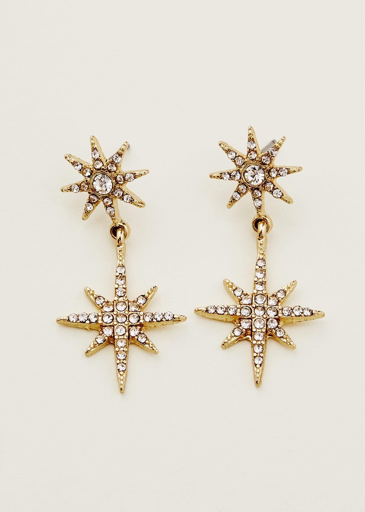 Gold Plated Drop Earring