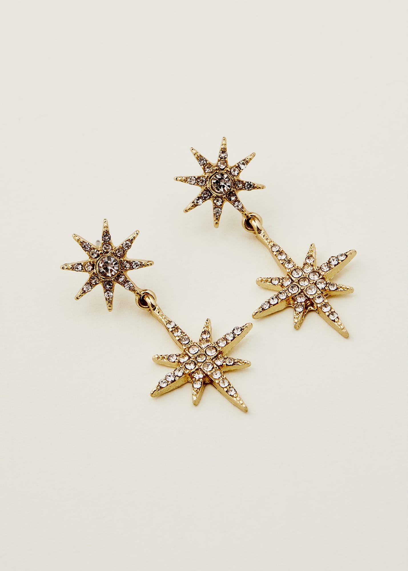 Gold Plated Drop Earring
