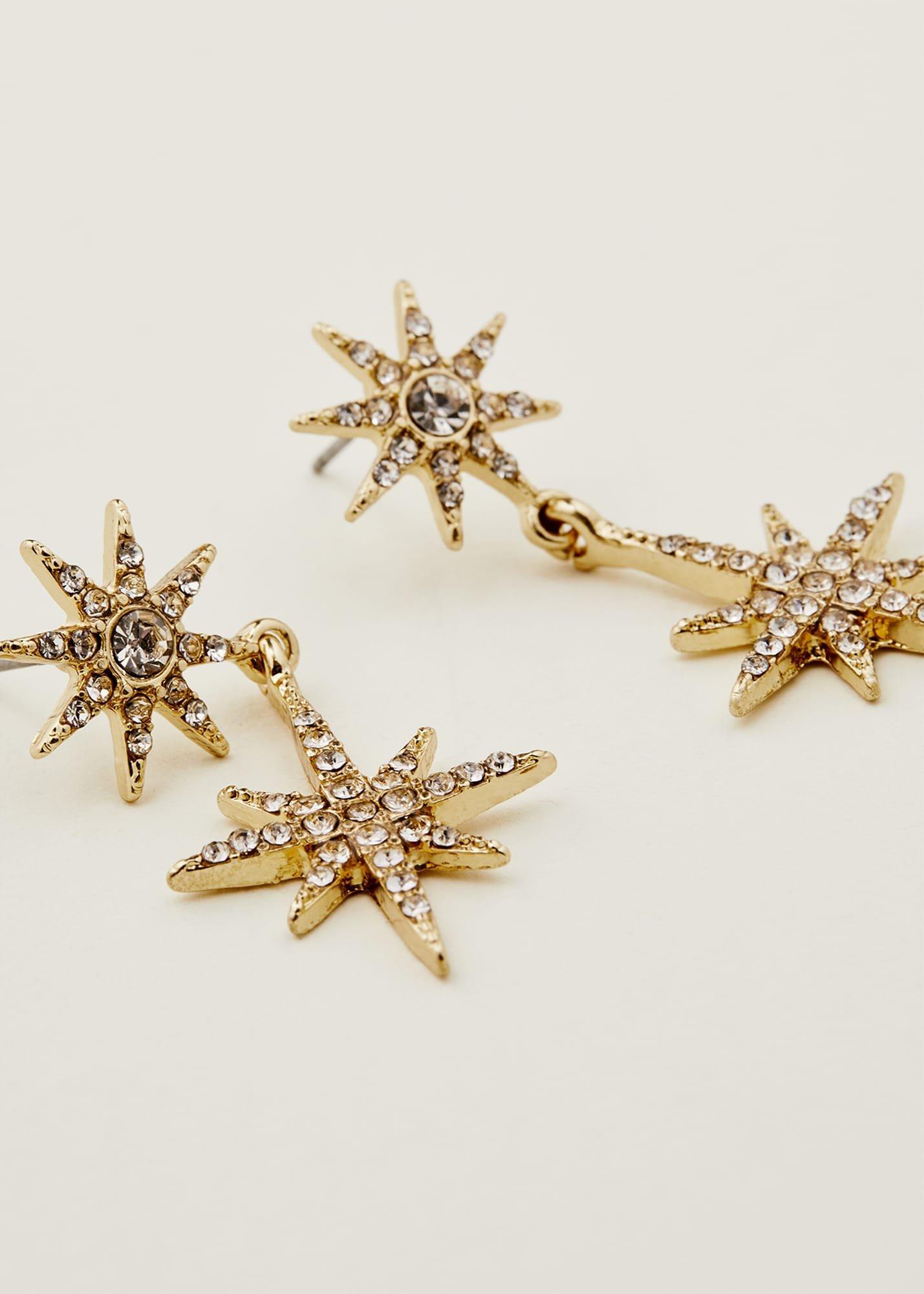 Gold Plated Drop Earring