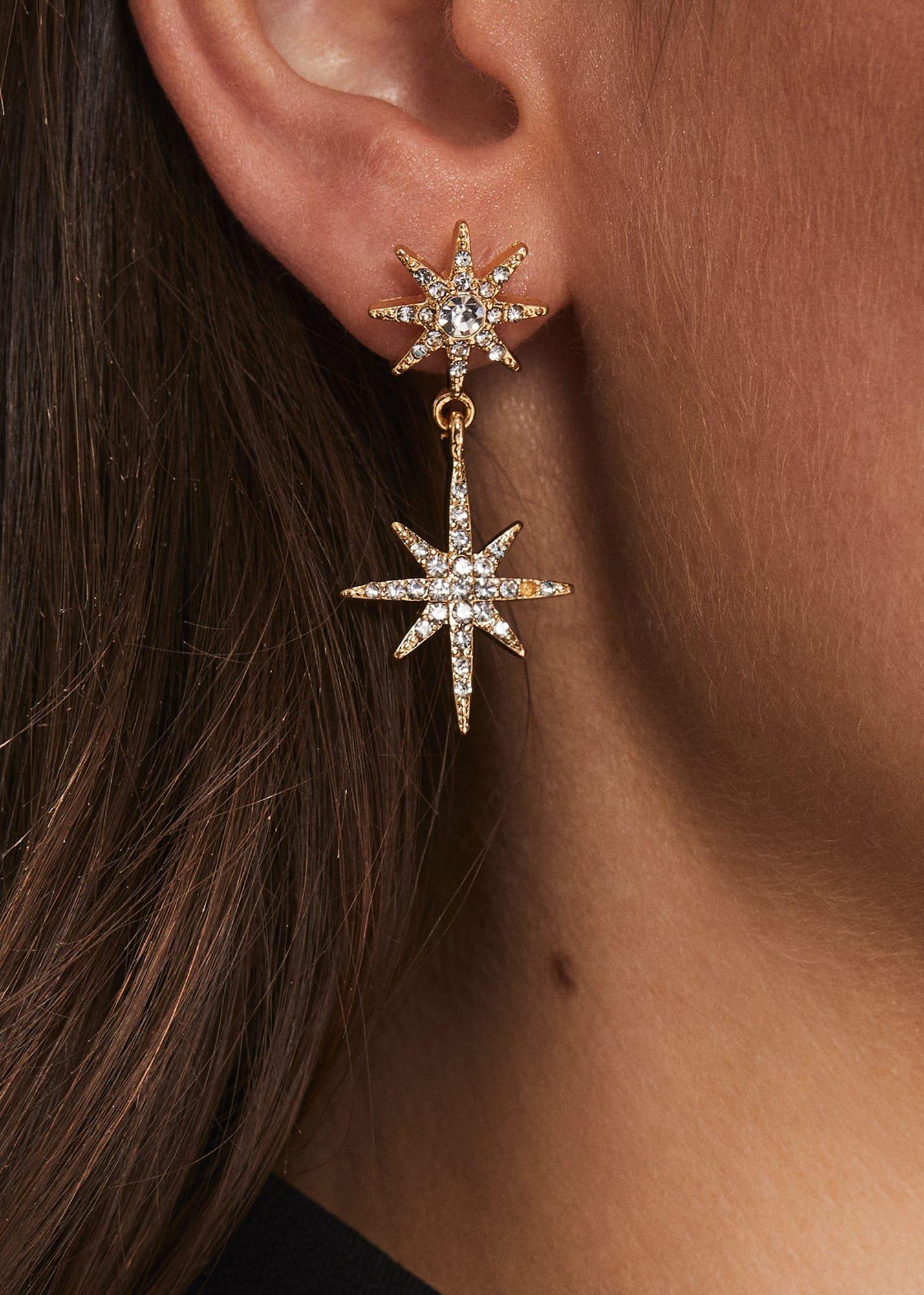 Gold Plated Drop Earring