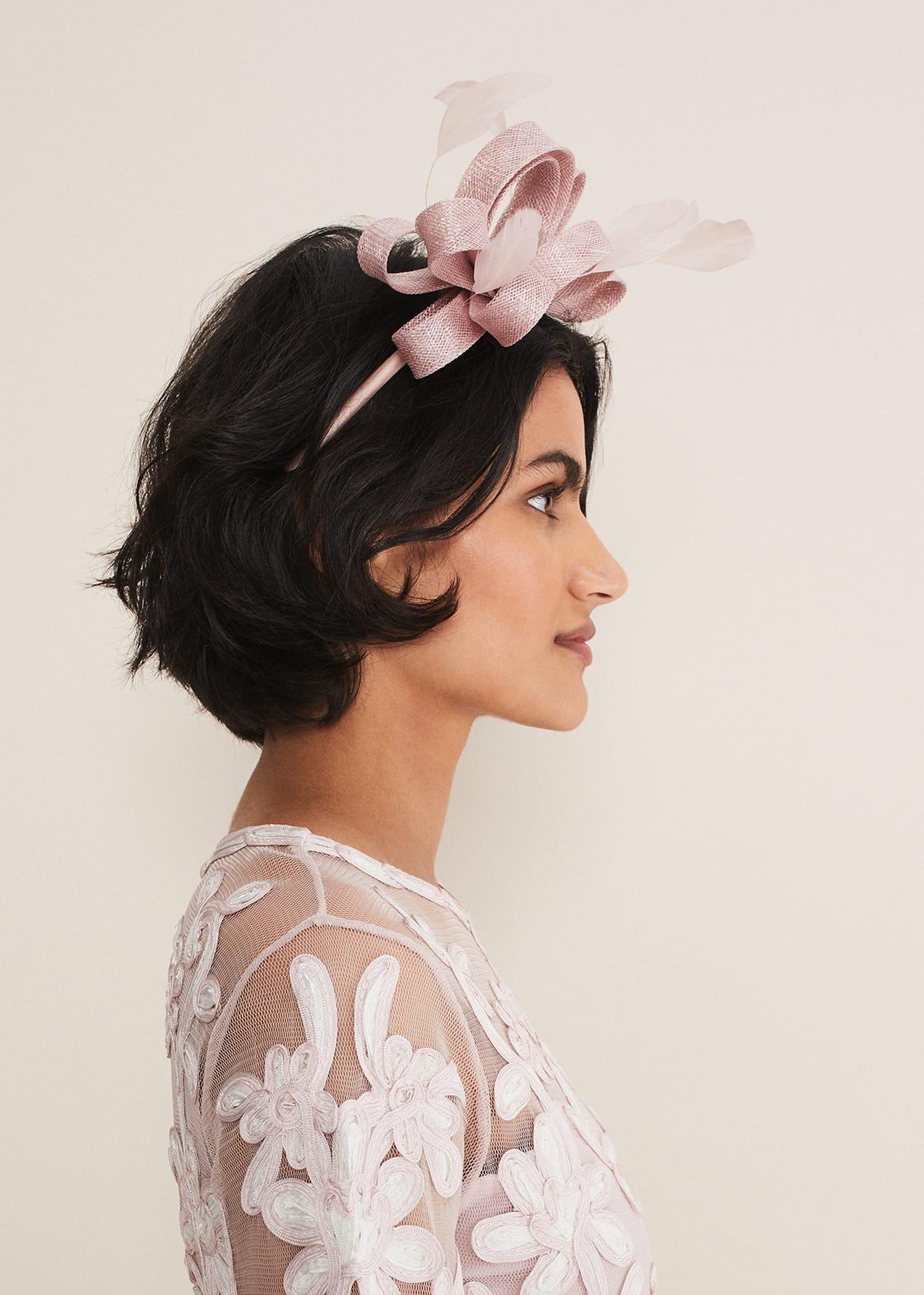Blush Pink Bow Headband