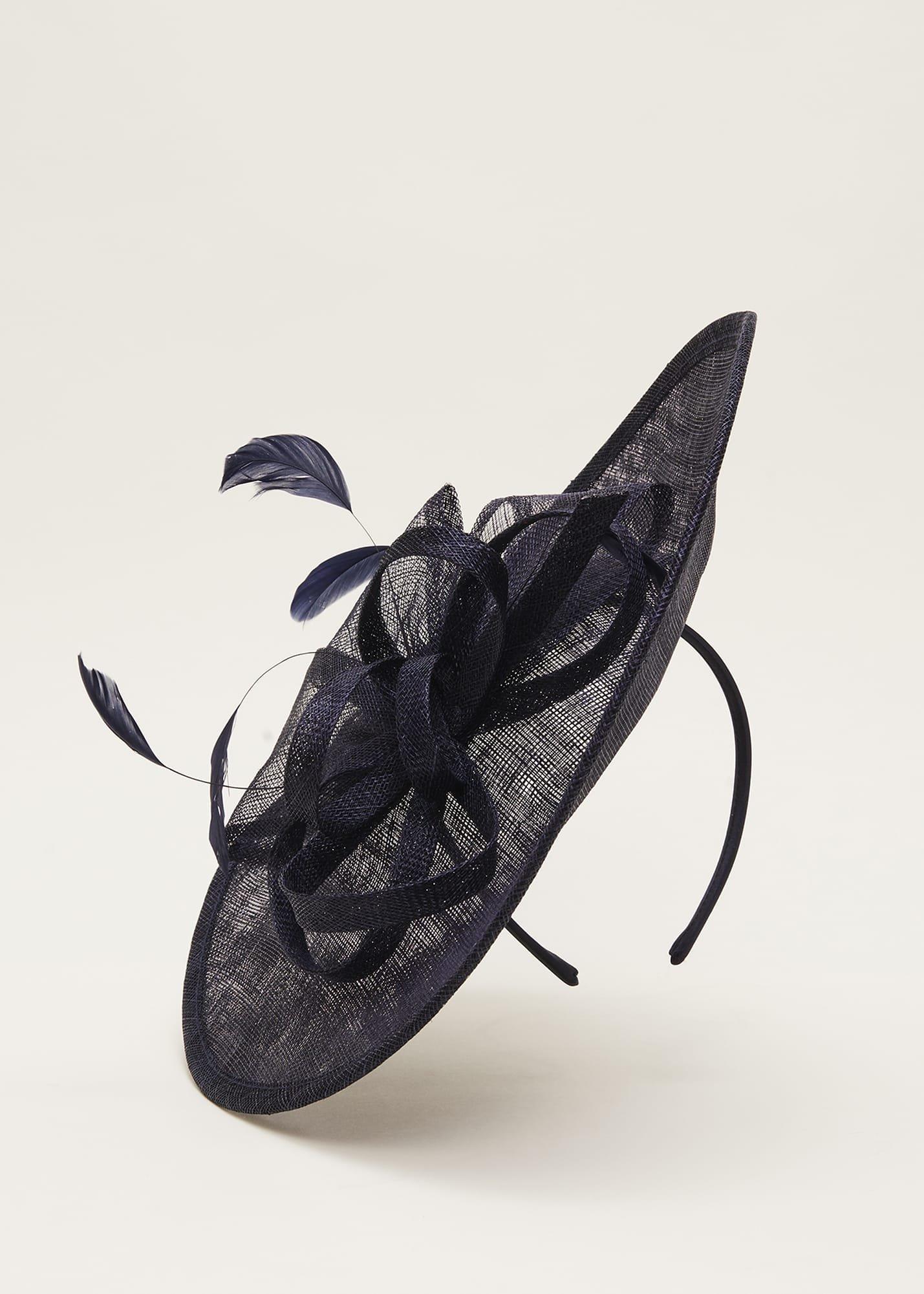 Navy Fascinator