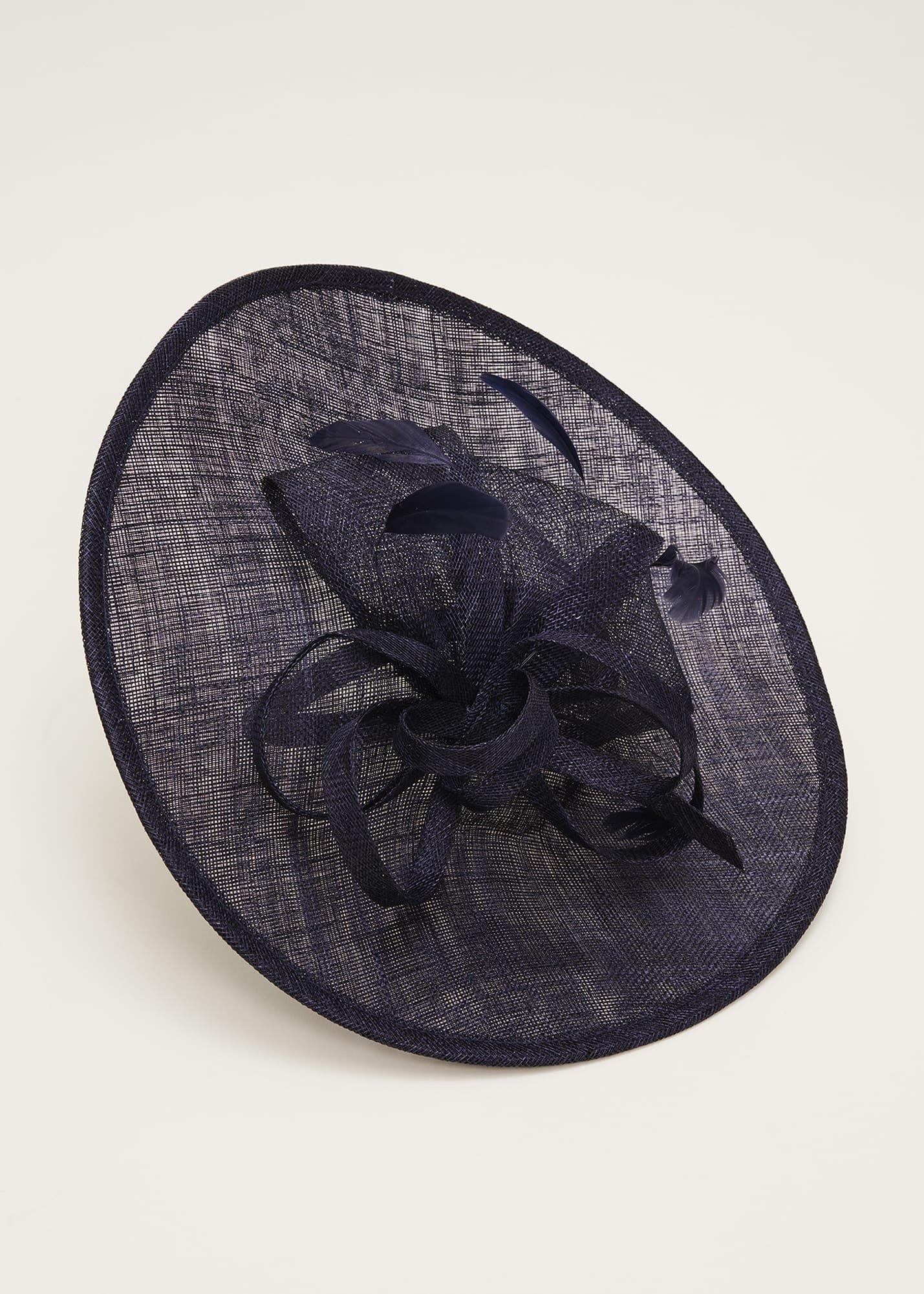 Navy Fascinator