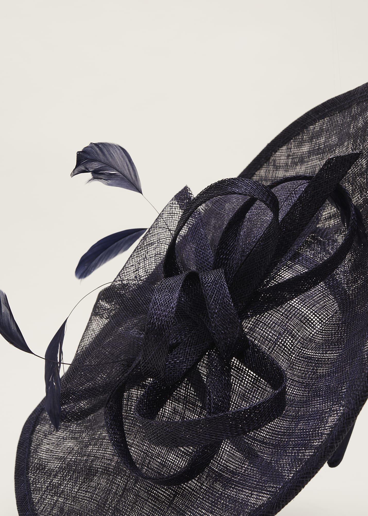 Navy Fascinator
