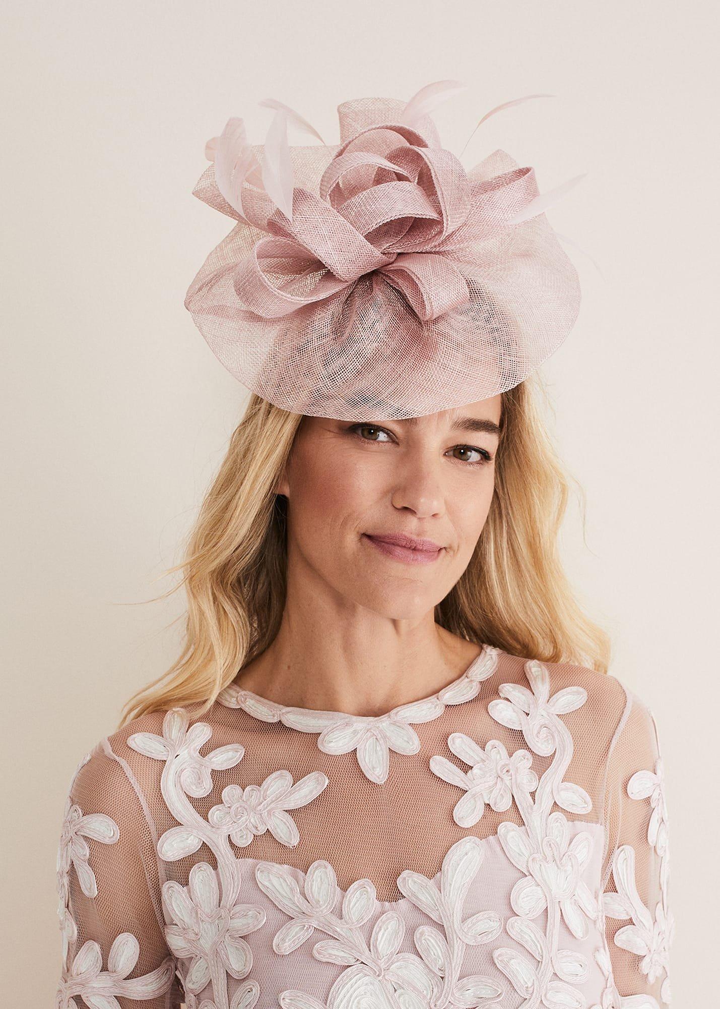 Blush Pink Oversized Fascinator