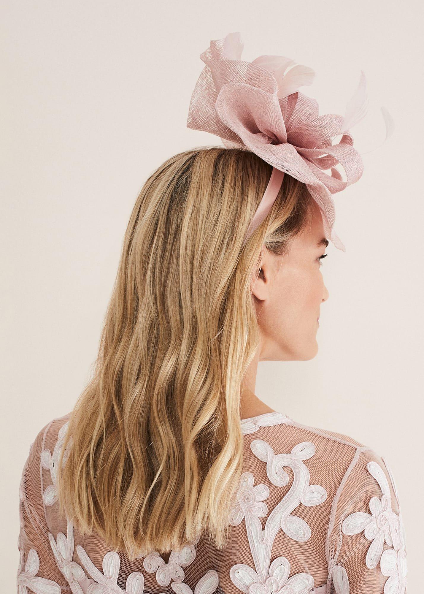 Blush Pink Oversized Fascinator