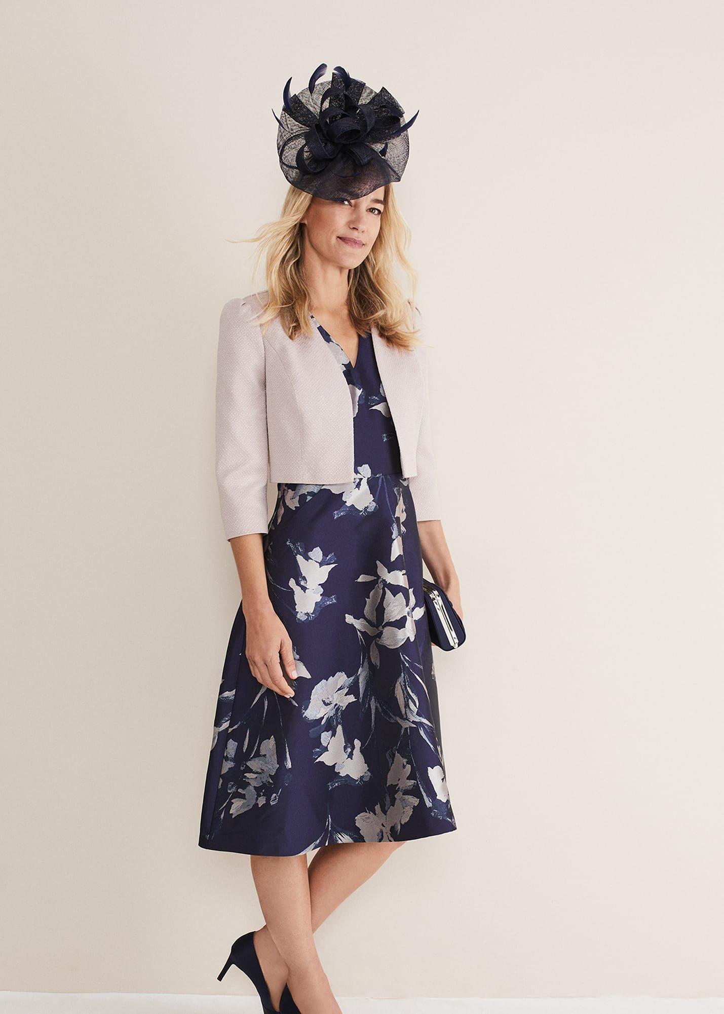 Navy Oversized Fascinator