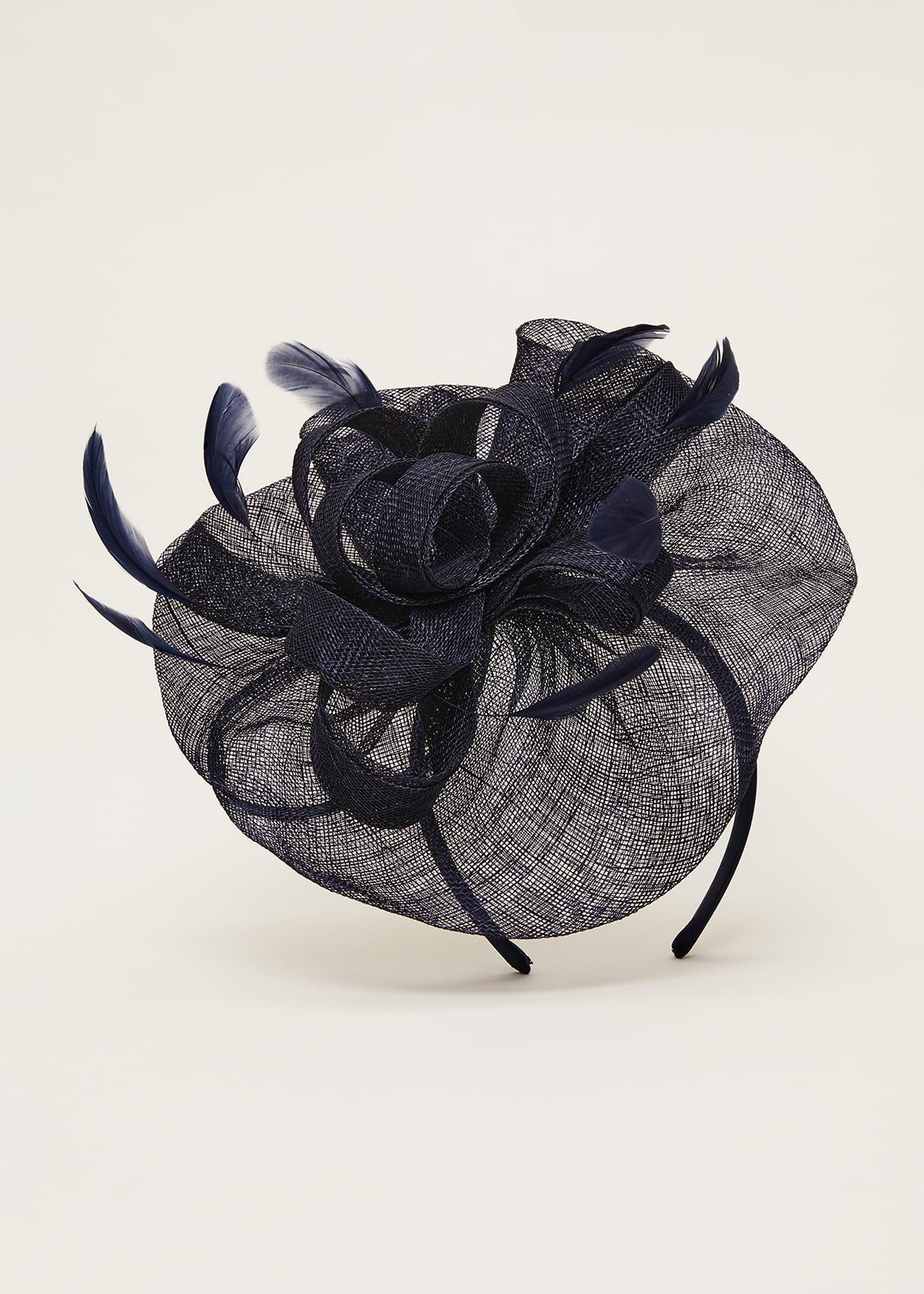 Navy Oversized Fascinator